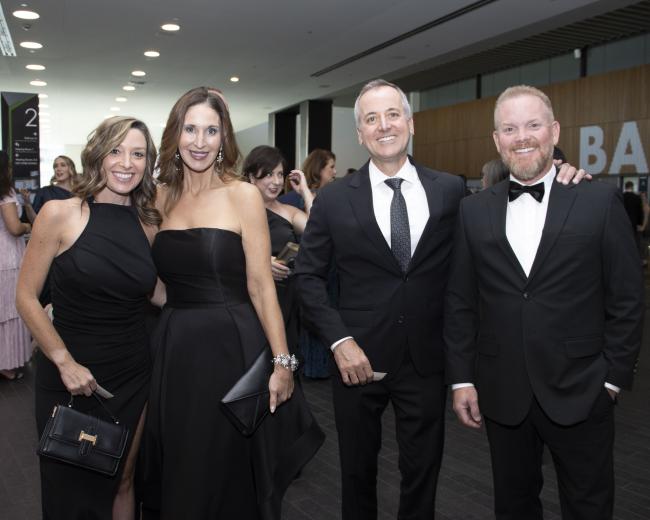 Nichole Lux, business development specialist, Royal Electric Company; Marsha Perry, senior vice president, Roebbelen Contracting; Adam Villacara, vice president of education, Roebbelen Contracting; and Brian Lux