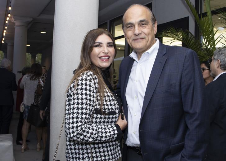 Dina Sadek, marketing director, Nick Sadek Sotheby’s International Realty, and Nick Sadek, owner, Nick Sadek Sotheby’s International Realty