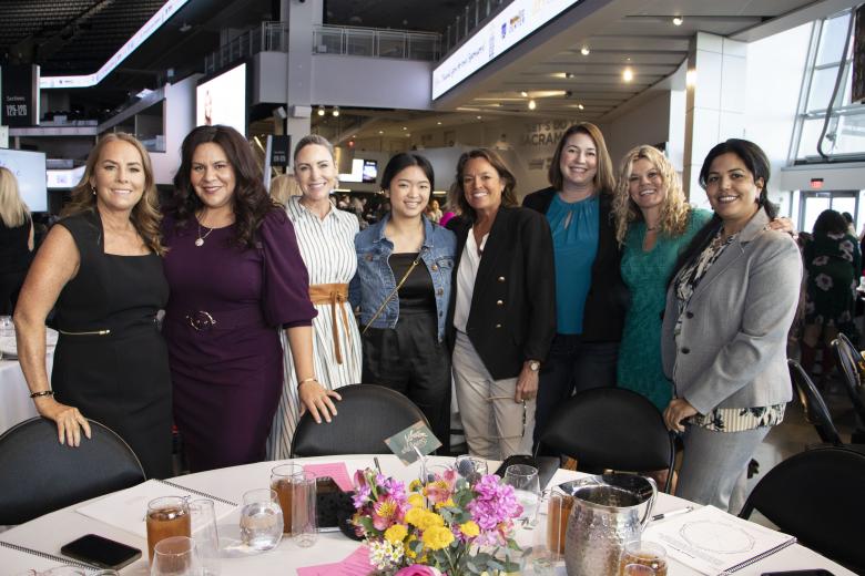 From Five Star Bank: Kristine Hyde, chief
human resources officer; Lydia Ramirez, chief operations
officer and chief diversity, equity and inclusion officer; Shelley
Wetton, chief marketing officer; Winnie Lim, human resources
generalist; Leigh White, board member; Heather Luck, chief
financial officer; Jen Matulich, business development officer;
Lakhwinder Kaur, Sacramento Valley Market president