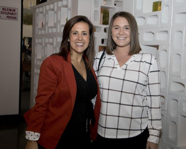 Chelsea Minor, corporate director for consumer and public affairs, Raley’s; and Sarah England, community program coordinator, Raley’s