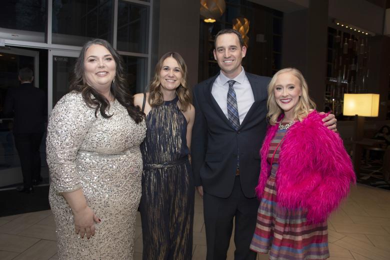 Rachel Zillner, CEO and co-founder, Clutch; Johnna Ali, community relations program manager, SAFE Credit Union; John Descalzo, senior consultant, Clutch; and Anne Descalzo, co-founder, Clutch