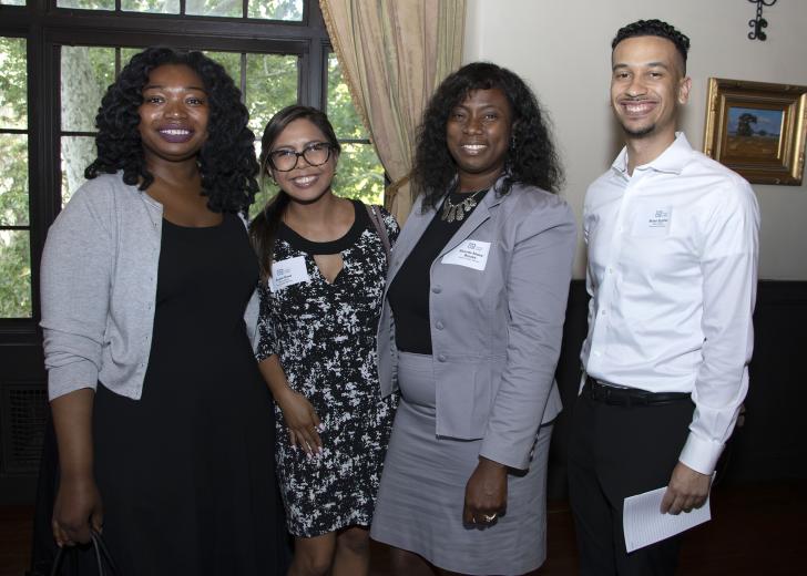 Jeneba Lahai, executive director, Yolo County Children’s Alliance; Rosie Dauz, community outreach program manager, Golden 1 Credit Union; Rhonda Staley-Brooks, manager of community relations, outreach and events, SMUD; Myles Syphax, emerging markets account executive, Okta