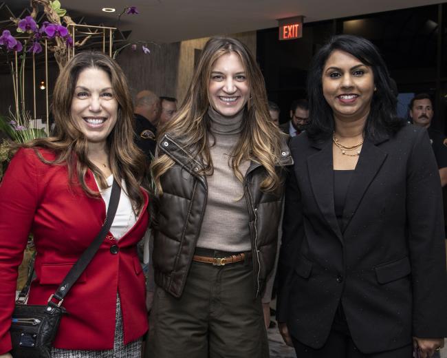 Maria Chacon Kniestedt, communications and public affairs director, City of Rancho Cordova; Sadie St. Lawrence, founder and CEO, Human Machine Collaboration Institute; and Siri Pulipati, mayor, City of Rancho Cordova