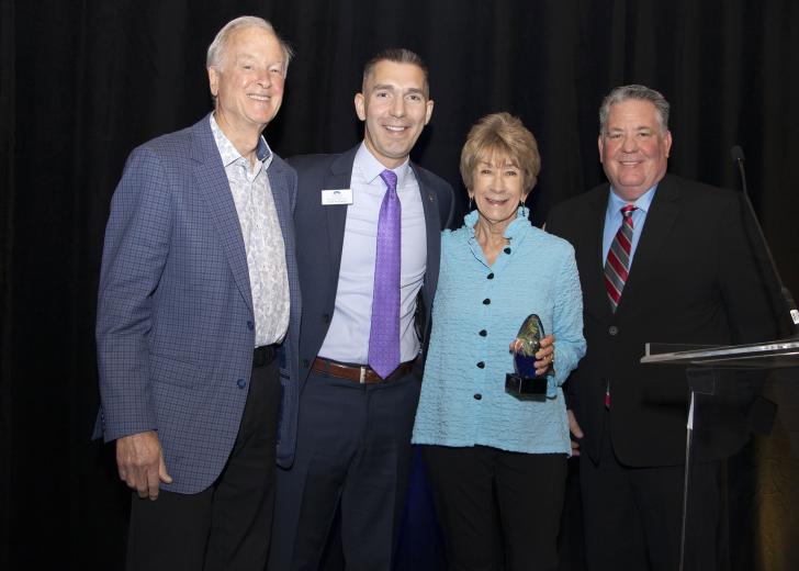 Arthur Scotland, judge, California Third District Court of Appeal (retired); from Sacramento Children’s Home: Todd Koolakian, director of philanthropy; Sue Scotland, former board member and community volunteer; and Dr. David Baker, CEO