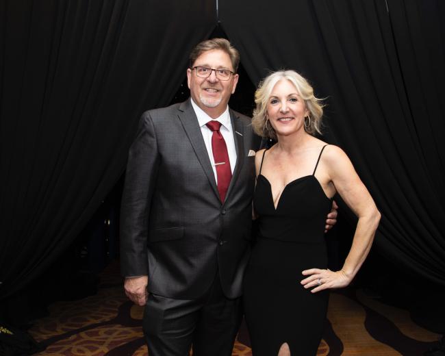 Sean Greenwald, executive director of facilities management, Kitchell, and Jennifer Frahm, Northern California regional executive, Kitchell