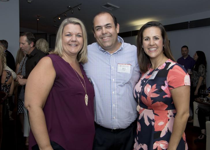 Jennifer Krueger, residential mortgage manager, Equip Mortgage; John Krueger, senior vice president, site expansion services, Colliers International; and Chelsea Minor, corporate director for consumer and public affairs, Raley’s