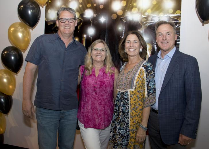 Mike Kimmel, president, Kimmel Construction and wife Julie Kimmel; Mary Brown and husband Ron Brown, president, Brown Construction