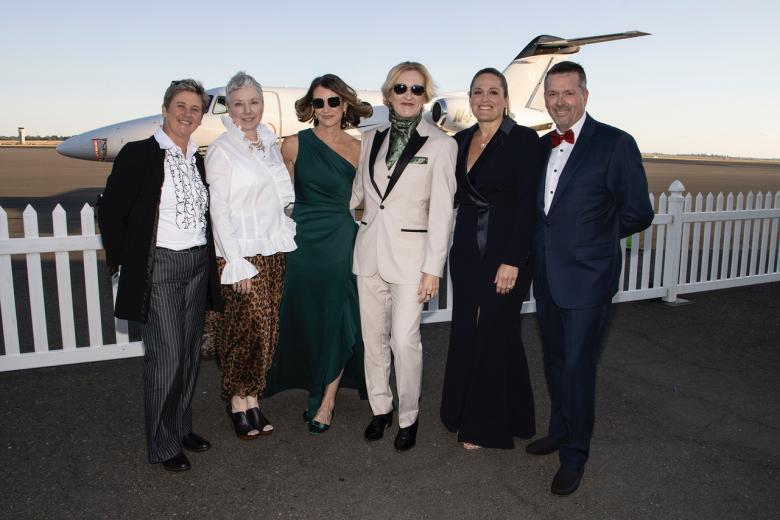 Liezel Vermeulen, case manager, Kaiser Permanente; Tamara Vermeulen, U.S. start-up strategy manager, Sanofi; from Kaiser Permanente: Liesel Buchner, associate chief administrator; Erin Cabelera, area pharmacy director; Rachel Wyatt, South Sacramento Medical Center chief operating officer; and Ian Wyatt, cloud systems architect