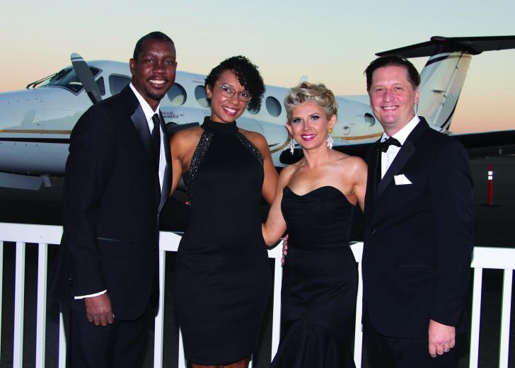 James Shelby II, senior director of finance, Solidigm, and his wife, Christine Shelby, fellow, Emma Bowen Foundation; Amanda Blackwood, president and CEO, Sacramento Metro Chamber of Commerce, and her husband, Steve Blackwood, educator, Sacramento City Unified School District