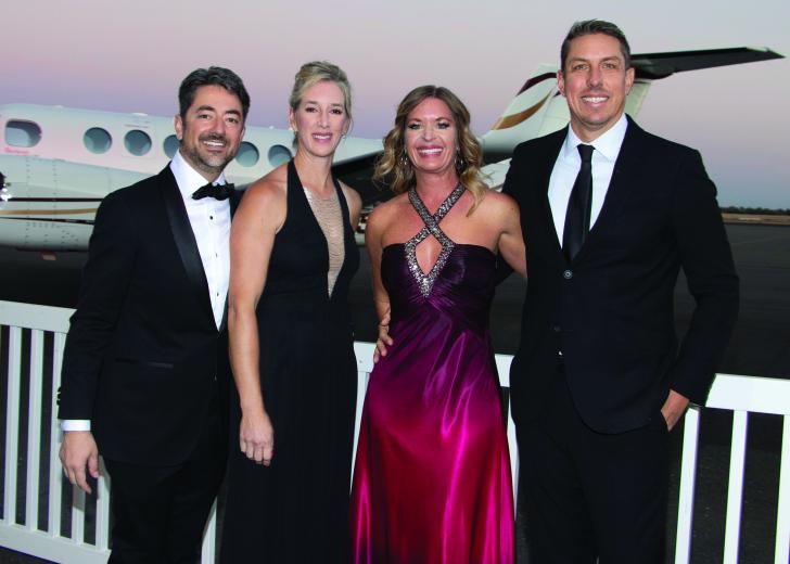 David Campbell, principal landscape architect, Roach + Campbell, and his wife, Jessica Campbell; Colleen Nerius, chief human resources officer, SAFE Credit Union; Marc Nerius, North America marketing director, SMA America