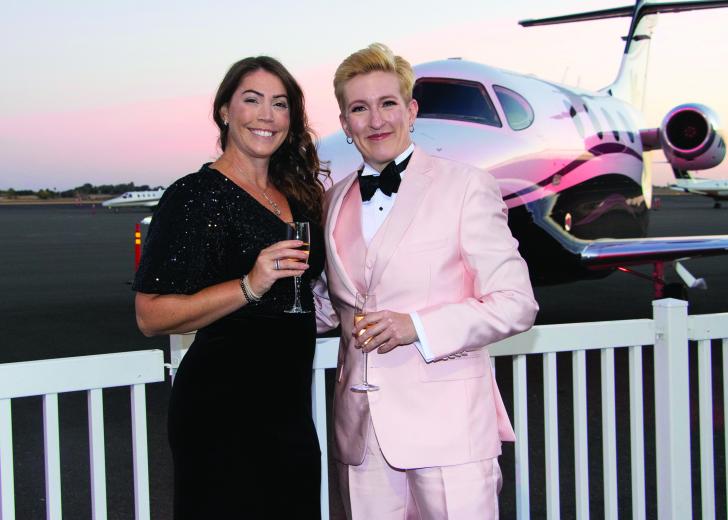 Reanda Scherson, transitional care case manager, Kaiser Permanente, and Erin Cabelera, area pharmacy director, Kaiser Permanente