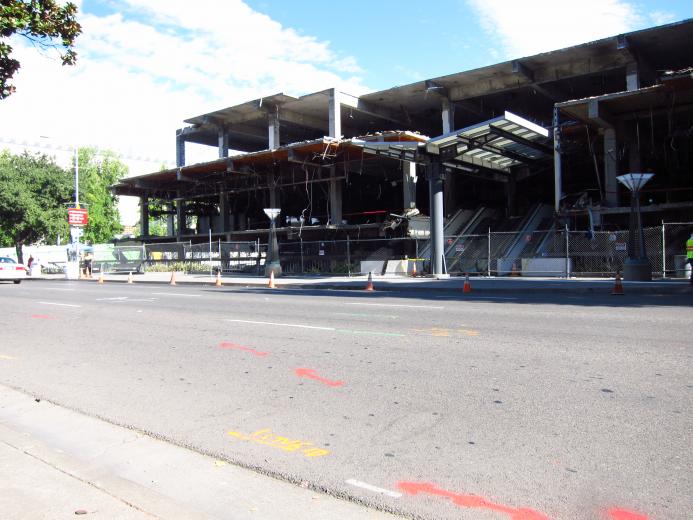 Major demolition work has started at Downtown Plaza on L Street between 5th & 6th.
8.13.14 Major demolition work has started at Downtown Plaza on L Street between 5th & 6th.
8.13.14
