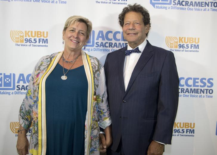 Wendy Phoenix, development director, Sacramento Theatre Company; and David Asch, attorney, Law Offices of David Asch