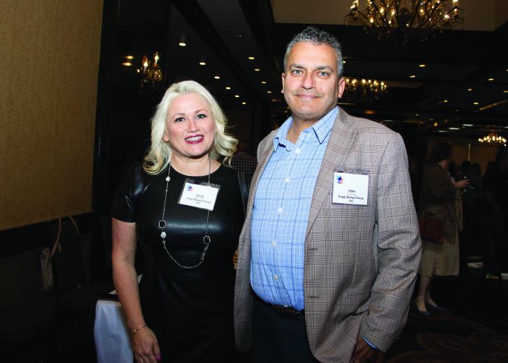 Katie Frayji, administrative officer, Frayji Design Group; Tony Frayji, president, Frayji Design Group