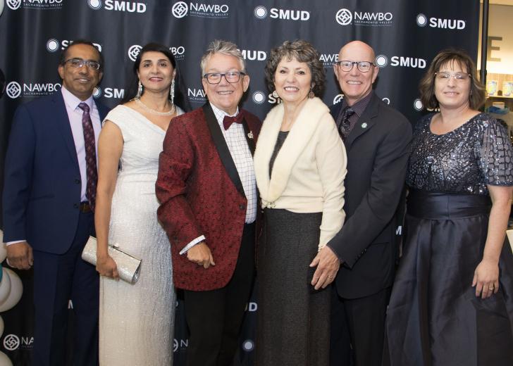 Srinivas Atluri, executive vice president, Anvaya Solutions; Shobha Mallarapu, president and CEO, Anvaya Solutions; Tina Reynolds, president, Uptown Studios; Anne Staines, president, Sagent Marketing; Morgan Staines, chief legal officer, California Department of Health Care Services; Jennifer Restivo, director of planning and performance, SMUD