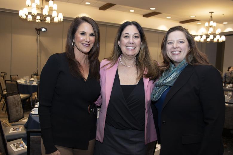 Cristina Mendonsa, owner, Mendonsa Media; Amanda Garcia Merz, community impact
manager, SAFE Credit Union; and Elise Schexnayder, solutions and membership manager, California and Nevada Credit Union Leagues