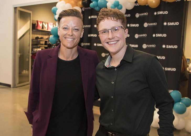 Lisa Wrightsman, founder
and managing director, Street Soccer USA; Amanda Lipp, owner, Lipp Studios