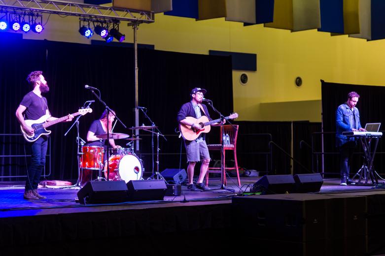 Sacramento's own James Cavern, also from The Voice (Season 6), played a special set for event attendees. Sacramento's own James Cavern, also from The Voice (Season 6), played a special set for event attendees.