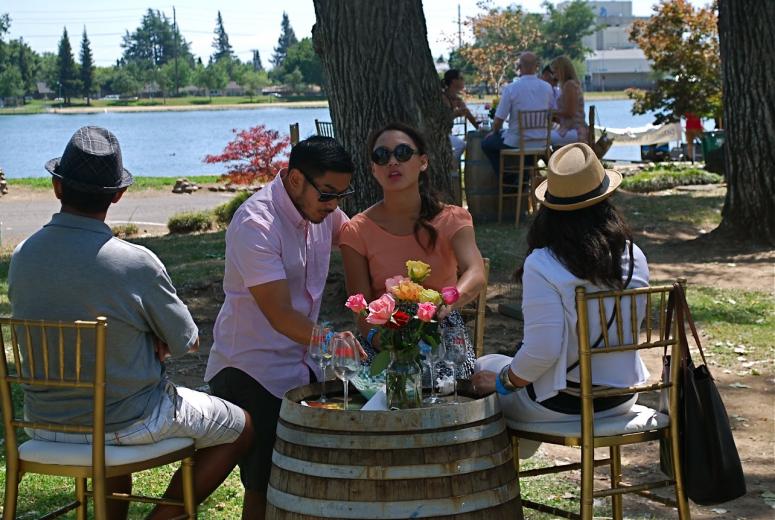 Saturday's fesitivites included a ZinFest wine glass, unlimited tasting, seminars from local chefs and vintners, and entertainment, like live music and the Vintner’s Regatta. Saturday's fesitivites included a ZinFest wine glass, unlimited tasting, seminars from local chefs and vintners, and entertainment, like live music and the Vintner’s Regatta.