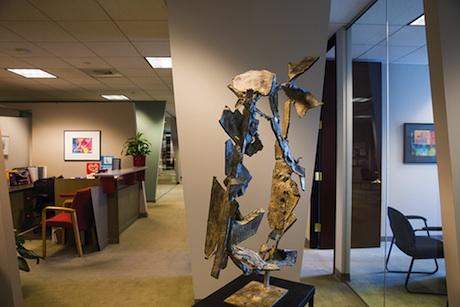 This metal sculpture entitled “Rising Moon” was created by local resident and foundry owner Alan Osborn. The piece was willed to the Crocker Art Museum’s permanent collection following the passing of Jean Runyon in 2009. This metal sculpture entitled “Rising Moon” was created by local resident and foundry owner Alan Osborn. The piece was willed to the Crocker Art Museum’s permanent collection following the passing of Jean Runyon in 2009.