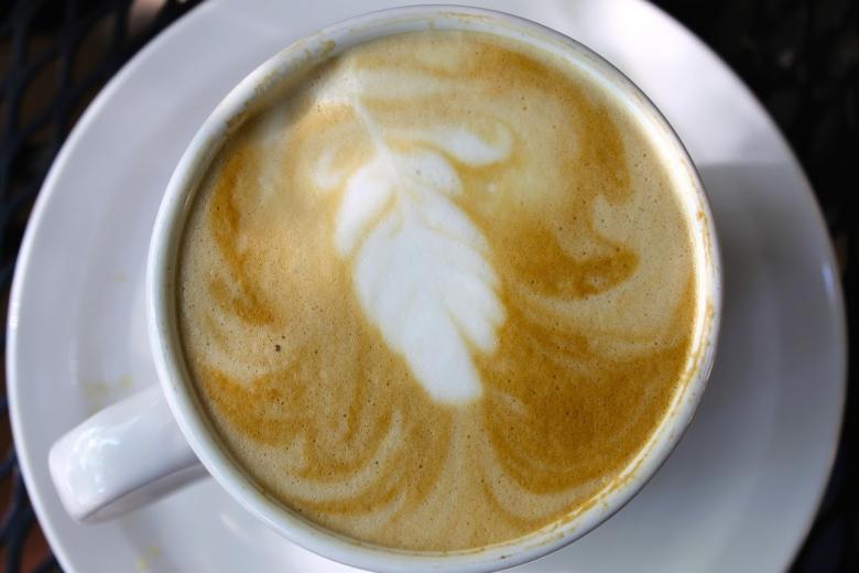I swear the almond milk lattes from Old Soul at The Weatherstone are the best in town. 