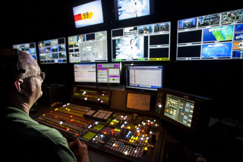 "There is no such thing as a perfect newscast. You're always staying two steps ahead, and you can't watch the weather," says Video Operator and Technical Director John Archer. "We are always flexible, and at any moment we can go into live coverage and whatever the producer worked on for the past eight hours can go out the door." "There is no such thing as a perfect newscast. You're always staying two steps ahead, and you can't watch the weather," says Video Operator and Technical Director John Archer. "We are always flexible, and at any moment we can go into live coverage and whatever the producer worked on for the past eight hours can go out the door."