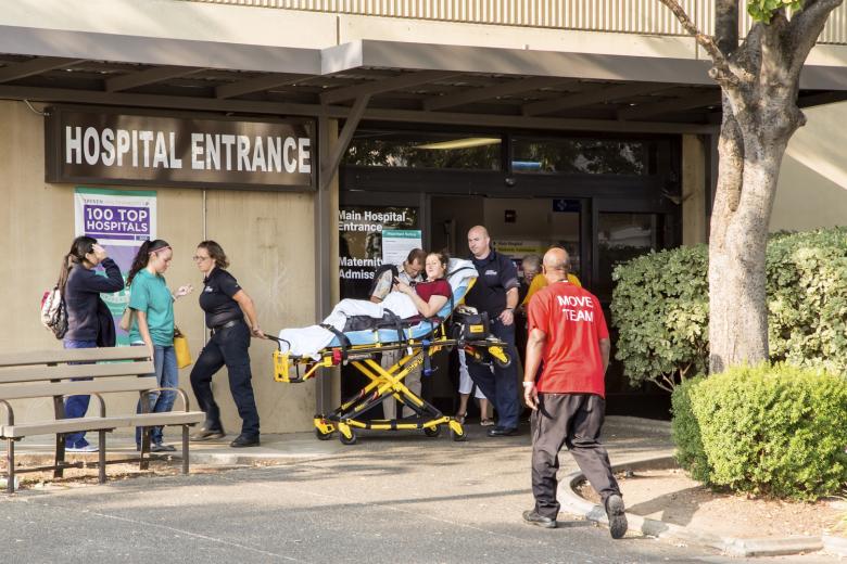 An expectant mother is one of 163 patients transferred from Sutter Memorial Hospital at 5151 F Street to the new Sutter Medical Center about two miles away on Saturday, August 8, 2015. An expectant mother is one of 163 patients transferred from Sutter Memorial Hospital at 5151 F Street to the new Sutter Medical Center about two miles away on Saturday, August 8, 2015.