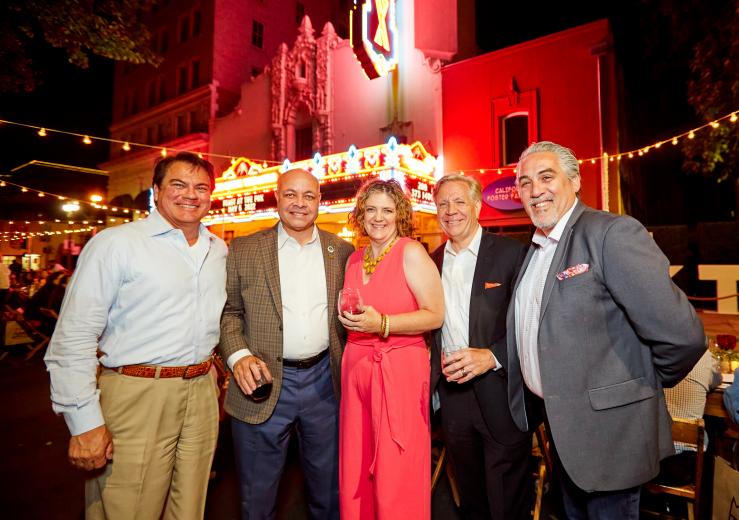 Alexander Leon, CEO, Epic Global; Harry Black, city manager, City of Stockton; Carrie Wright, director of economic development, City of Stockton; Christopher Callahan, president, University of the Pacific; Bob Gutierrez, president and CEO, San Joaquin Partnership and a member of Comstock’s editorial board