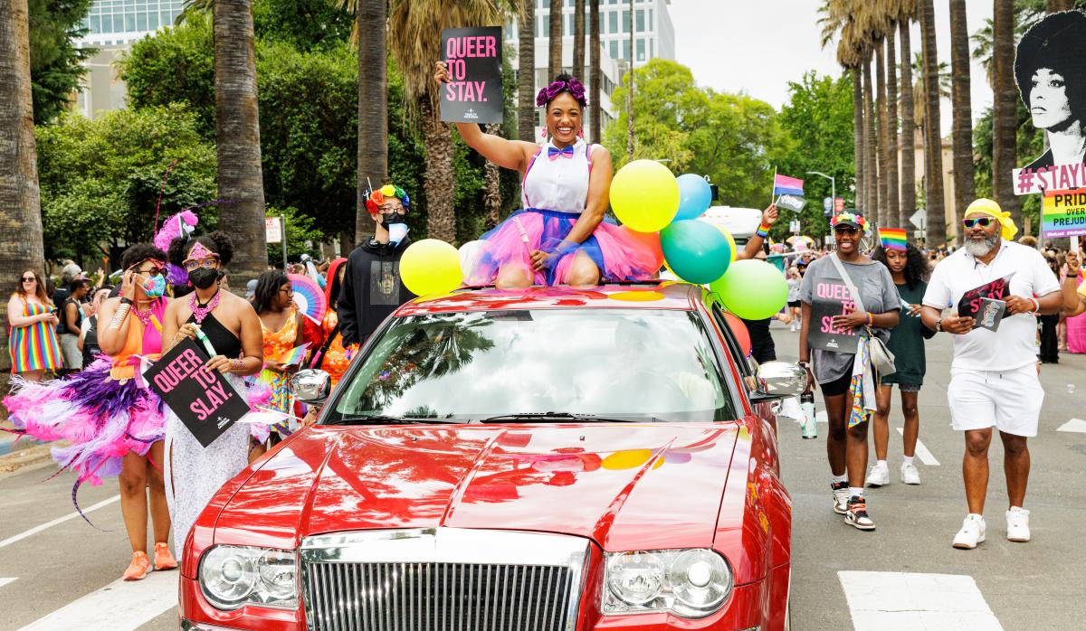 Sacramento Shows Its True Colors at the Sac Pride March Comstock's