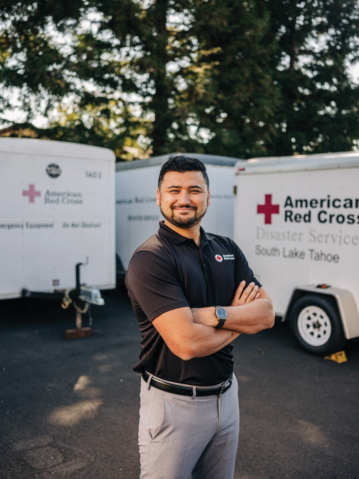 Nuriddin Ziyadinov, American Red Cross regional executive, is a veteran of disaster response. He wants to deepen relationships with donors and corporate sponsors. (Photo by Francisco Chavira)