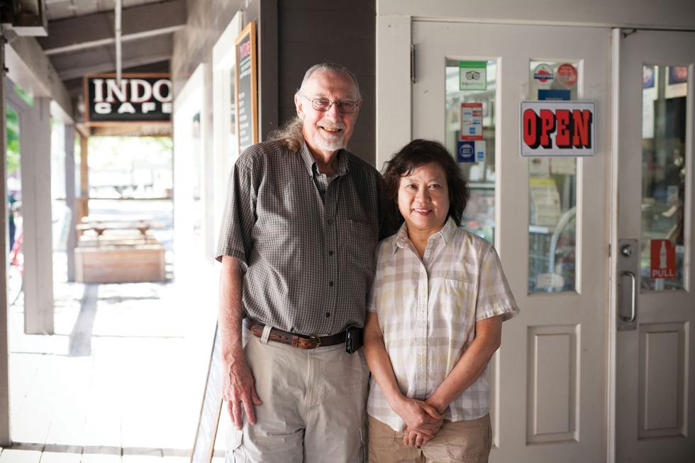 Jim and Tessa Scaife moved to Sacramento from New York to purchase and operate Old Sacramento's Indo Cafe. 