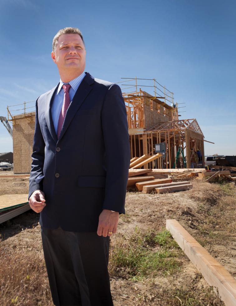 Michael Strech at the KB Home Garden Grove Development in FiddymentFarm, Roseveille