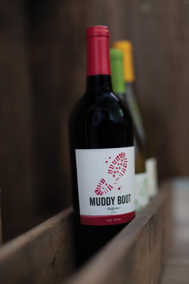 Muddy Boot offers a red blend, Chardonnay and Chenin Blanc, all in the $12.99-$14.99 price range. 