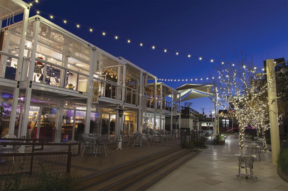 The Container Park is the centerpiece of Las Vegas' Downtown Project, a $350-million, 60-acre development funded by Zappos CEO Tony Hsieh. Only first-time business owners, not large companies, can open shops here. 

(Shutterstock)