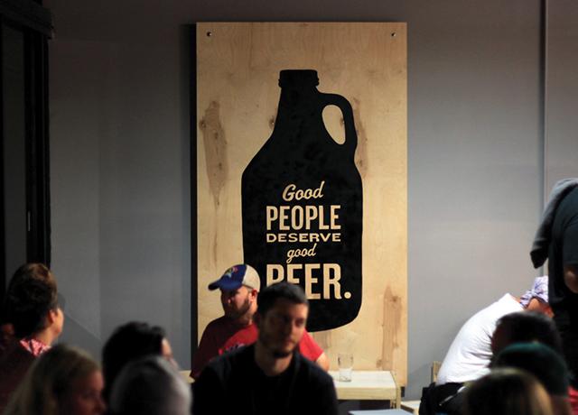 Inside Bike Dog Brewery (photo courtesy of Bike Dog Brewing Co.)