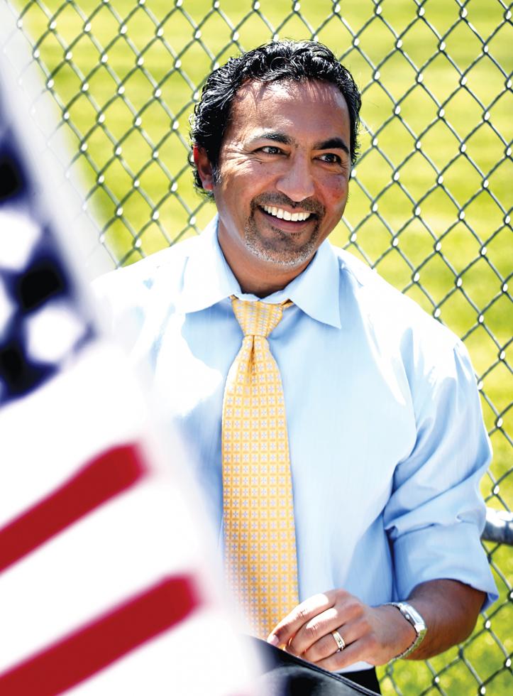 Candidate Ami Bera, an internist and former chief medical officer for Sacramento County, is running against Dan Lungren for Congress.