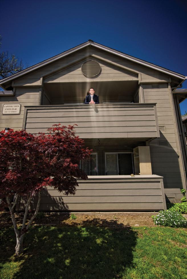 Marc Ross, a senior associate with CB Richard Ellis in Sacramento, specializes in investment and multifamily property. 