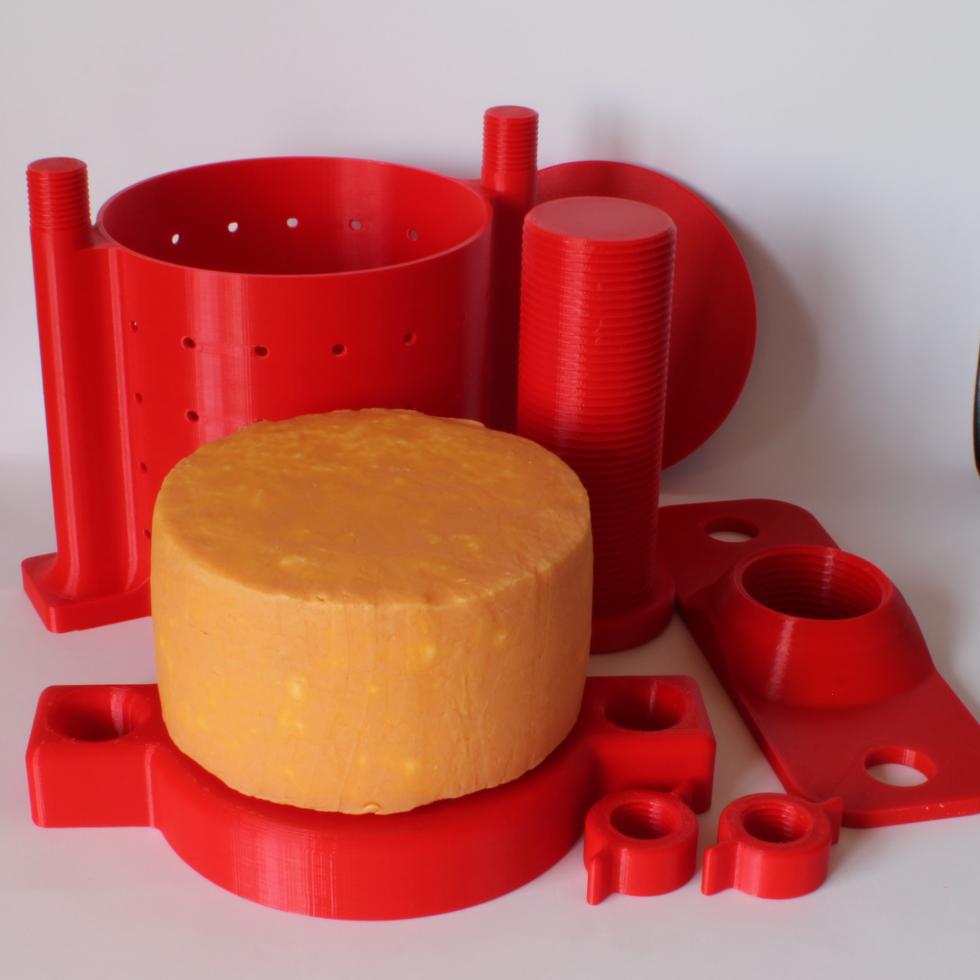 Hawkers and Geary recently launched a 3D printed cheese press, which they say is their best seller. (Courtesy photo)