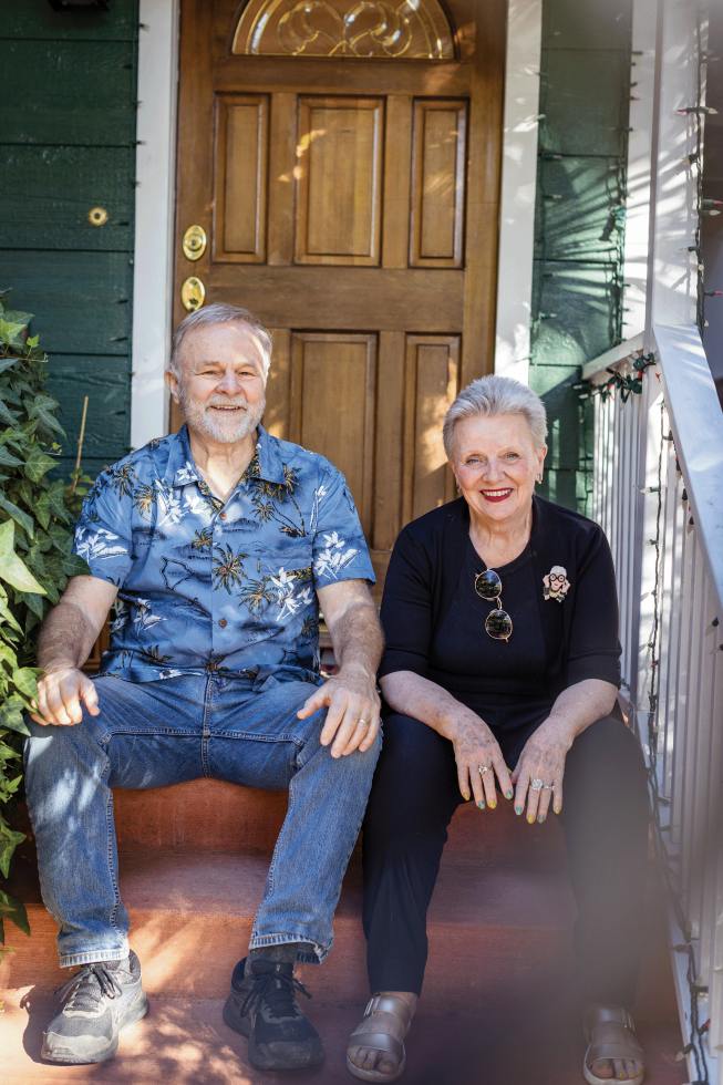 Drawn by the heart to purchase the unique home in 2001, Keith and Rebekah Christensen's extensive renovations have restored it to its former (albeit compact) glory.