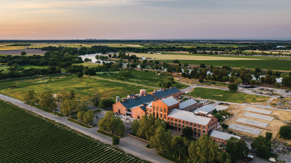 The Old Sugar Mill in Clarksburg houses 14 wineries, including Carvalho Family Winery, Elevation Ten, Draconis and others. (Photo courtesy of Enjoy Clarksburg)