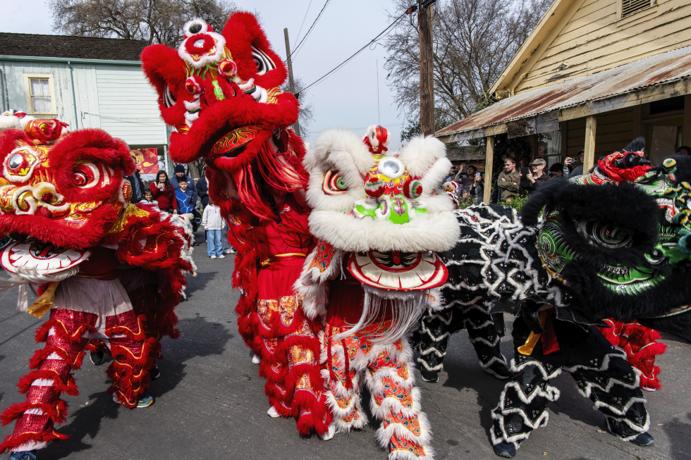 Hundreds Celebrate Lunar New Year in a Century-Old Delta Chinatown