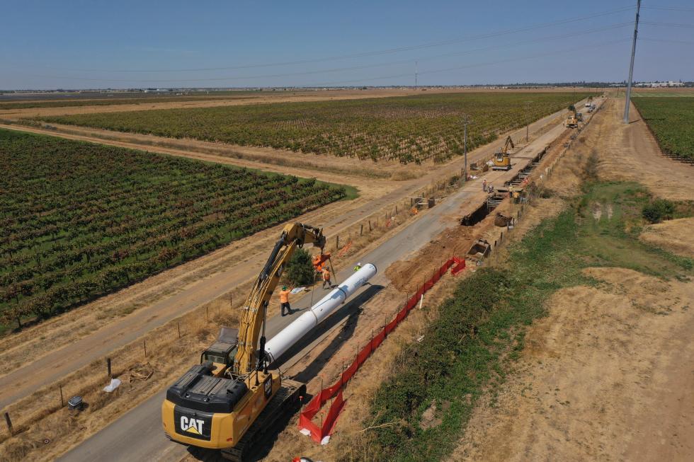 Harvest Water will make recycled water available for farmers to irrigate their crops. (Photo courtesy of Harvest Water)