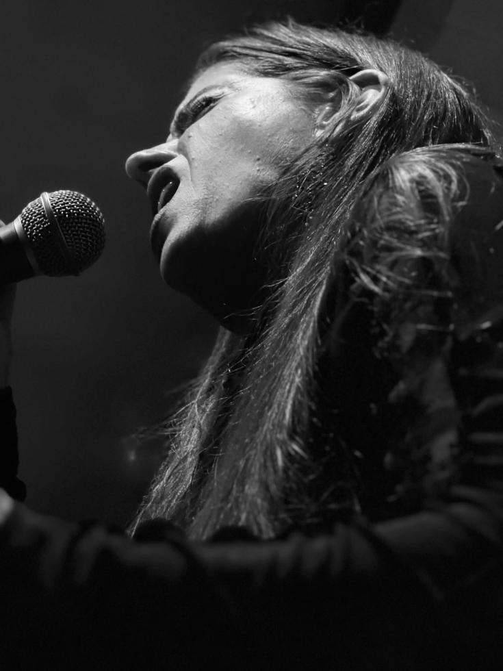 Though she plays festivals all over the West Coast, Katie Knipp has also performed four times at Theater 5150. (Photo by Phil Kampel)
