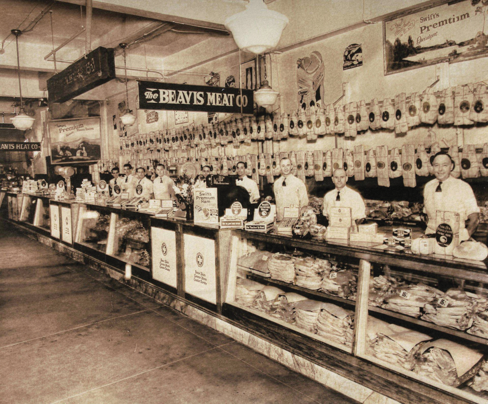 The Beavis Meat Co. was a major vendor when the site was a public market from the 1920s-1970s.