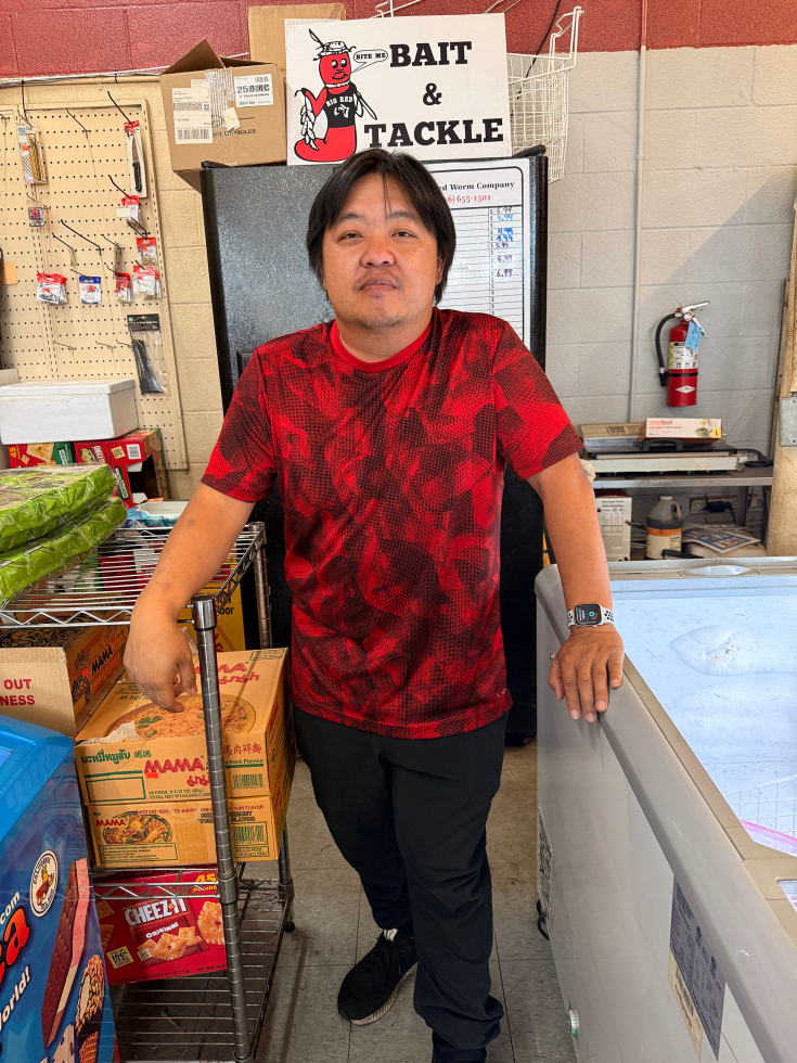 Lue Thao is the owner and manager of Jimmy’s Deli Soul Food & Hmong Cuisine. (Photo by Gabrielle Myers)
