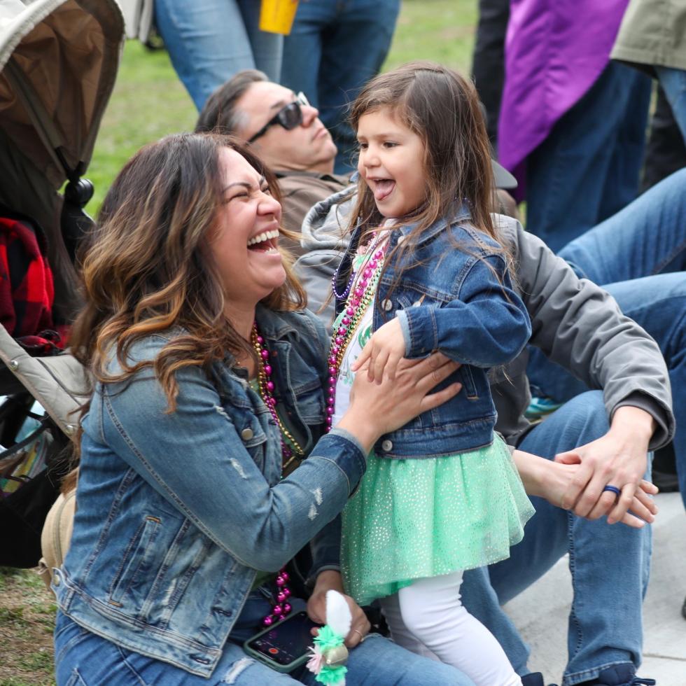 Attendees enjoy Mardi Gras festivities in Sacramento. (Courtesy photo)