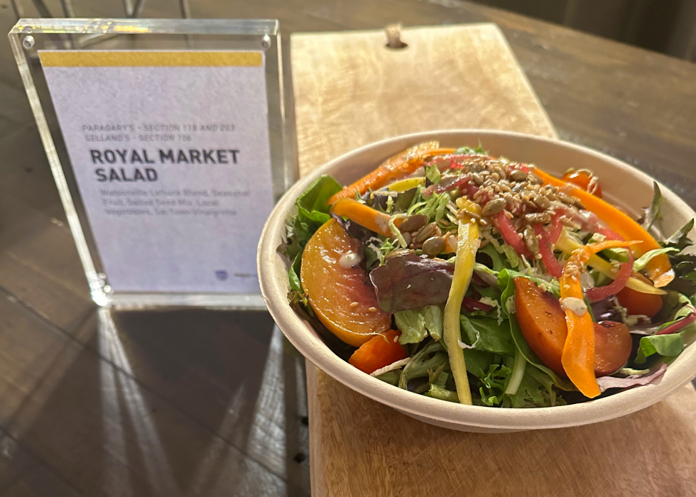 For those looking for something lighter or healthier, the Royal Salad will be served both at Paragary's and Selland's concession stands at the arena. The rainbow-colored Royal Salad features Watsonville greens mixed with locally-sourced vegetables and fruits.