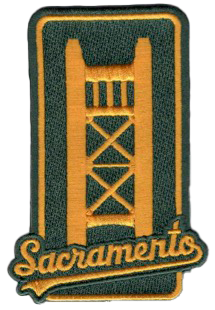 While A’s management decided the team wouldn’t officially be called the Sacramento A’s or include Sacramento as part of its branding, players will wear a uniform sleeve patch featuring the Tower Bridge as well as the word “Sacramento” in script, in the team’s classic green and gold color scheme.