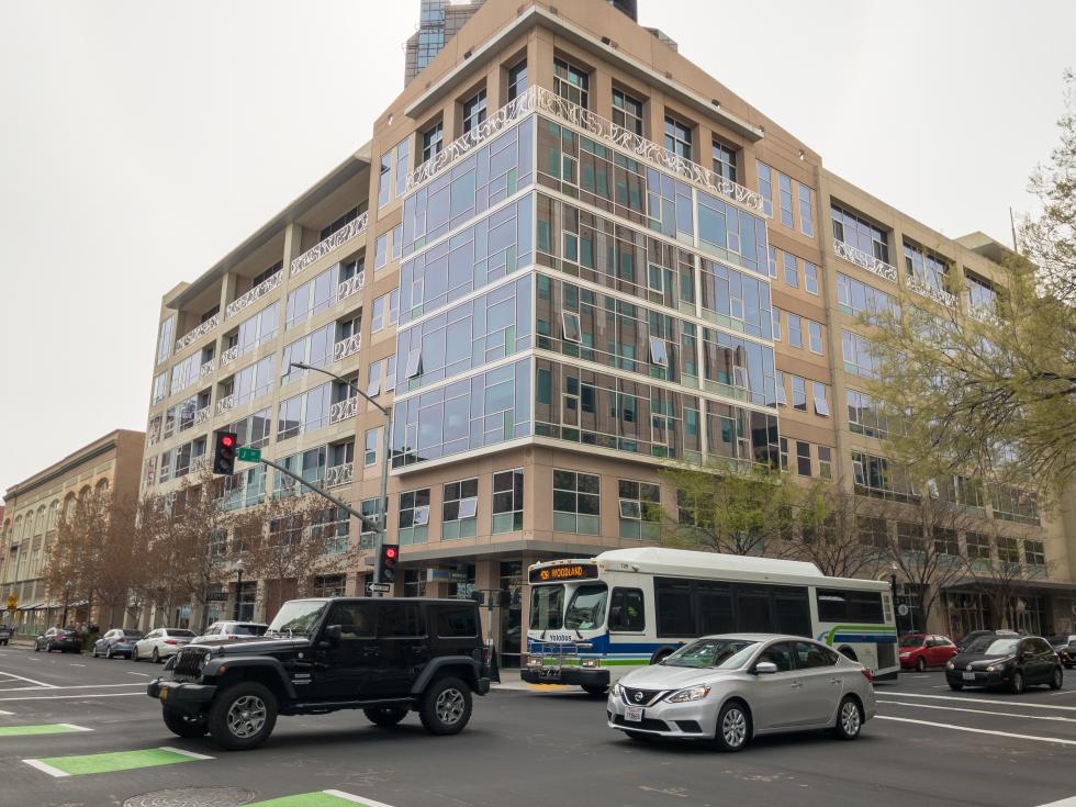 Sacramento's J Street is one-way and sees more than 10,000 cars a day. (Shutterstock photo)