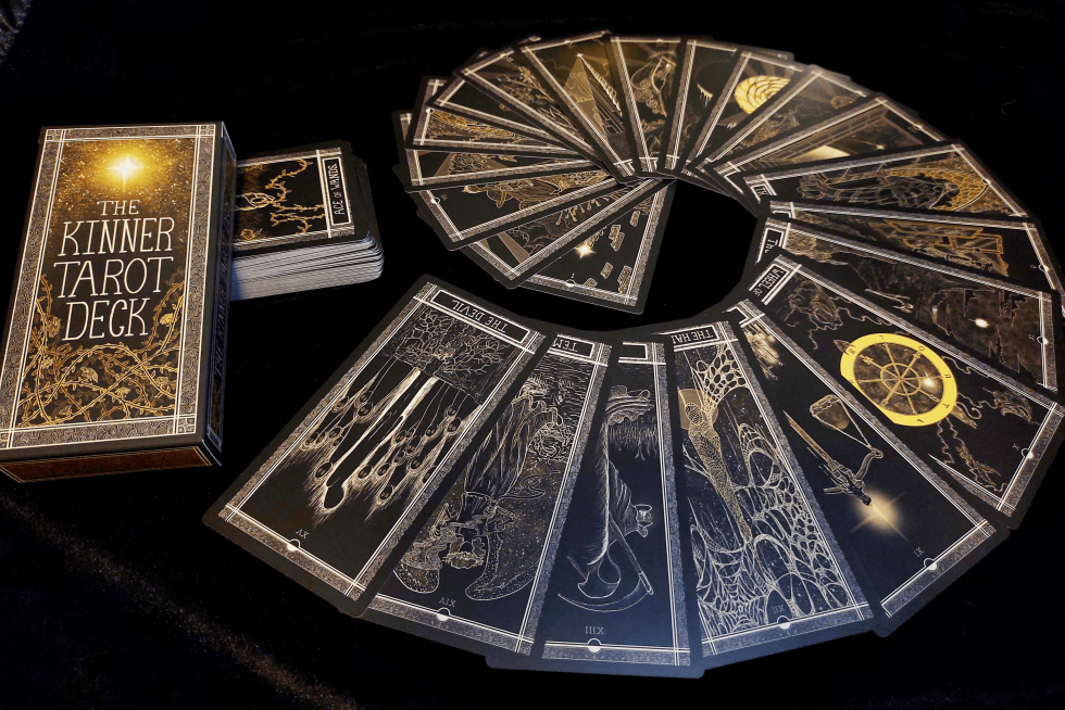 Rachel Kinner’s first Kickstarter two years ago was to fund the printing of a tarot card deck. (Photo courtesy of Rachel Kinner)